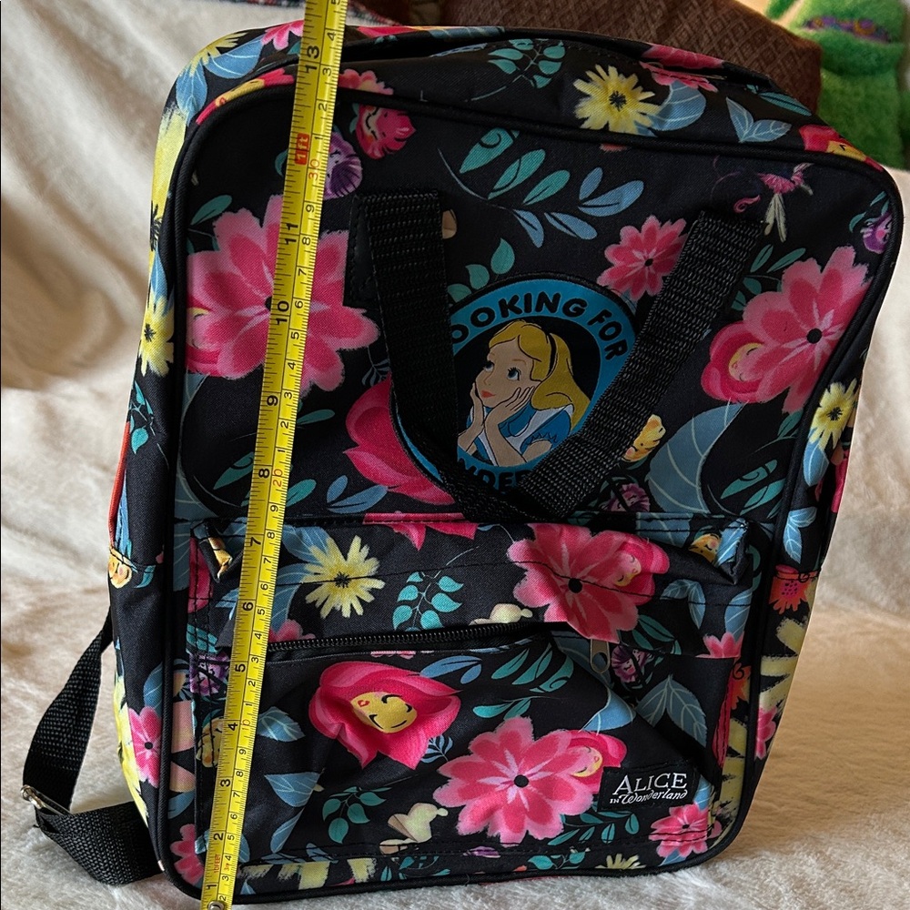 Alice in Wonderland Floral Backpack - Picture 6 of 8